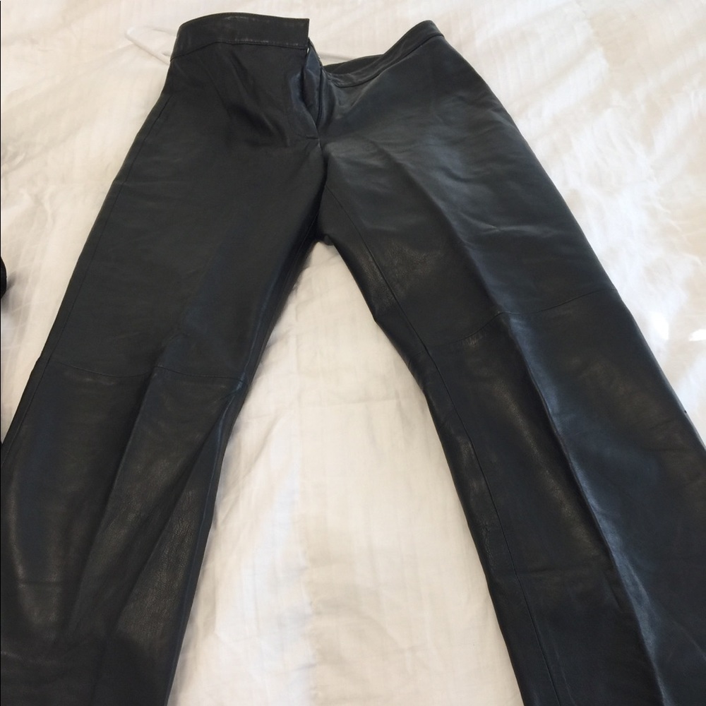 Leather pants